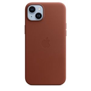 Apple iPhone 14 Plus Leather Case MagSafe Umber
